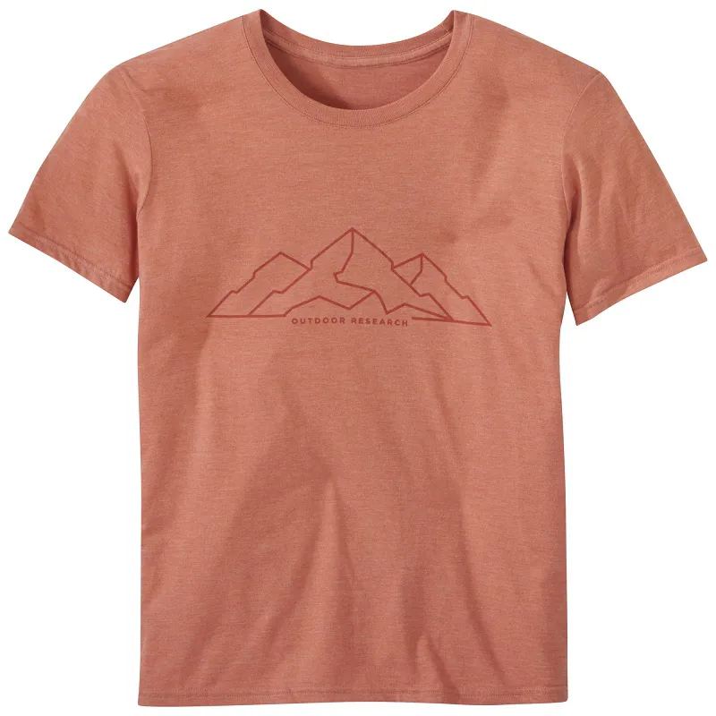 Outdoor Research Mens Peaks Tee Burnt Orange